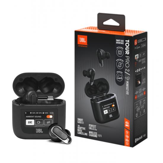 TOUR PRO 2 crne bežične slušalice sa ekranom osetljivim na dodir